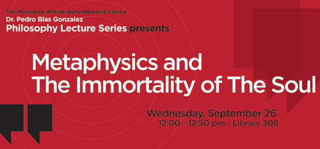 Metaphysics and the immortality of the soul